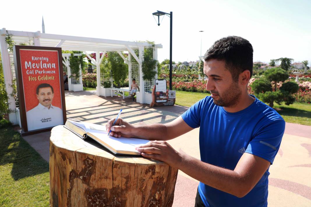 Konya’da lavanta ve gül kokulu anılar Hatıra Defteri’ne yazıldı 8